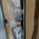 Ivilon Drapery Window Curtain Rod - End Cap Style Design 1 Inch Pole. 48 to 86 Inch Color Black