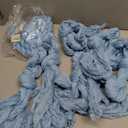 10 Pack Baby Blue Table Runner 21x120 Inch Light Blue Cheesecloth Table Runner 10FT Boho Gauze Table Runners Long Cheese Cloth Table Runner Semi Sheer Runners for Wedding Bridal Baby Shower Party