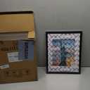 SESEAT 11x14 Picture Frame Set of 10, Display Pictures 8x10 With mat or 11x14 Prints Without Mat, Wall Mounting,Black