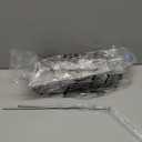 SWTYMIKI Bathroom Shower Caddy Hanging - 3 Tier Rustproof Over Shower Head Organizer, No Drilling Bathroom Shelf with 16 Hooks & Soap Holder, Anti-Swing Rack for Shampoo,Sponge,Towel, Silver, Medium