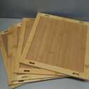 Bamboo Shoe Rack 5Tier Vertical Shoe Rack for Small Spaces, Tall Narrow Shoe Rack Organizer for Closet Entryway Corner Garage and Bedroom, Skinny Shoe Shelf with Free Stackable DIY