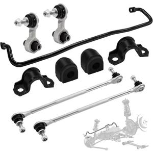 [16mm] Rear Sway Bar Kit Compatible with 20162021 Honda Civic (2 & 4 Door),with Front & Rear Sway Bar Links, Replaces 52300-TBA-A02 51320-TBA-A01 52320-TBA-A01K 750865 K750874