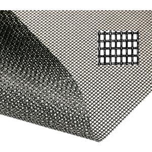 Tooltriz Pet Proof Window Screen Replacement, 48 x 100" Upgraded Thicken Charcoal Fiberglass Mesh for Sliding Pet Screen Door Repair Kit - Screen Door Protector for Dogs Patio Screen mesh