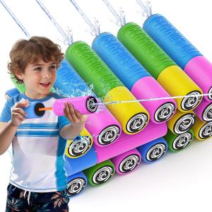 Water Guns for Kids Adults Toddler, High-Capacity Foam Squirt Gun Toy, Summer Fun Water Toys for Pool Outdoor Beach Games, Water Blaster for Ages 4-8 8-12 Boys Backyard Party Play(6.3" 18PCS)