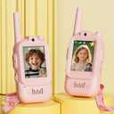 Visit the Fabeto Store
4.6
4.6 out of 5 stars
(284)
Walkie Talkie for Kids with Video: 2 Pack Rechargeable Toddler Toys with HD Camera & Voice Changer, Long Range Gift Toys for Boy & Girl Age 3-8 for Outdoor Play, Camping (Pink-Pink)