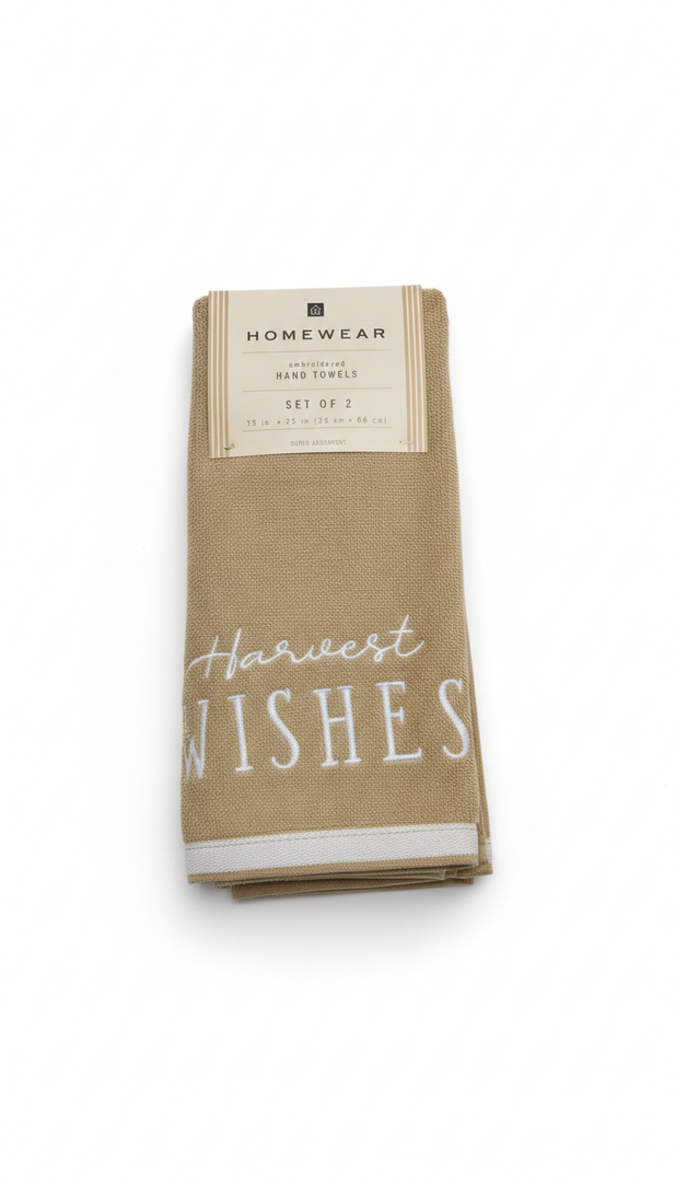 Home Wear Hand Towels Set Of 2 15x25