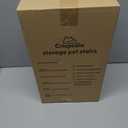 Dog Stairs with Storage, Foldable Dog Steps for Bed, Non-Slip Pet Steps for Small Dogs, Collapsible Sturdy Pet Ramp for Small or Large Dogs, Hold Up to 200 lbs (28.5x17x16.5 inch, Grey, 3)