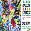 QUOKKA Board Game for Kids 8-12 - Learning, Educational Card Games for Ages 6-8 - Indoor, Outdoor Activity for Teens, Adults, Family - Geography, United States 100 Question Cards with Top Facts