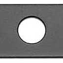  Edger Blade, 8" x 1" x .120",Economy, Black
