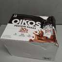 Oikos Protein Shake, Chocolate, 30g High Protein Drinks, Shelf Stable, Ready to Drink, 5g Prebiotic Fiber, 12 fl oz Bottle, 12 Count (EXP 12/24/27)