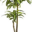 Maia Shop 4ft 3in Artificial Dracaena Tree Plant for House, Apartment or Office  Realistic Fake Indoor Plants for Living Room, Kitchen, Bedroom, Entryway or Bathroom  Faux Greenery for Home Dcor