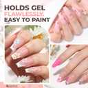 UNA GELLA Coffin Nails Tips 504pcs 12 Sizes, Soft Gel Nail Tips Acrylic Full Cover Pre-buffed Medium Coffin Press On Fake Nails For False Nails Extension Home DIY Salon Gifts for Women and Girls