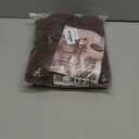 Genina Seat Covers for Dining Room Chair Seat Slipcovers Kitchen Chair Covers (Chocolate, 6 Pcs)