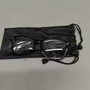 Blue Light Blocking Glasses - Fashion Square Eyeglasses, Anti UV Ray Computer Gaming Glasses Blue Blockers for Women/Men (Black)