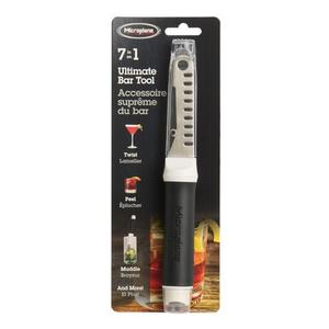 Microplane Stainless Steel 7-In-1 Bar Tool