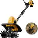 Cordless Garden Tiller Cultivator Compatible with Dewalt 20V MAX Battery, 270 RPM Electric Rototiller, 48 Steel Tines, 8.7" Tilling Width, 6.3" Depth, Rotary Tiller for Lawn/Gardening/Soil(Tool Only)