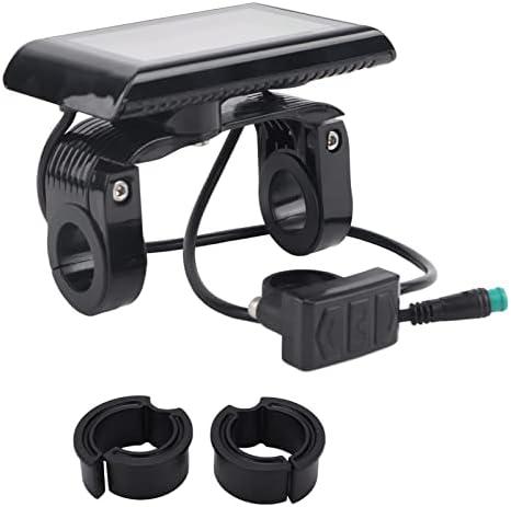 Alomejor Electric Scooter LCD Display, 36V 48V Compatible, High Clarity, Real-Time Data Monitoring, Compact Design, Easy Installation, Control Panel,