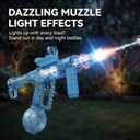 Electric Water Gun, Rifle Style Automatic Water Blaster with 320ml Tank, Motorized Squirt Guns up to 30 FT Range, Summer Outdoor Pool Backyard Party Toys for Kids and Adults, Medium