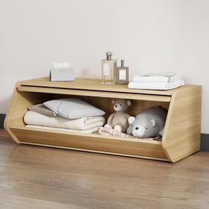 Stackable Multi-purpose Storage Boxes,Natural,31.5‘’L,Combination Cabinet