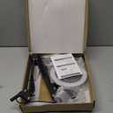 10X Magnifying Glass with Light and Clamp, Real Glass Stand Lighted Magnifier, 5 Color Modes Step less Dimmable LED Desk Lamp Hands Free for Crafts Hobby Reading Painting Sewing Close Work (Black)