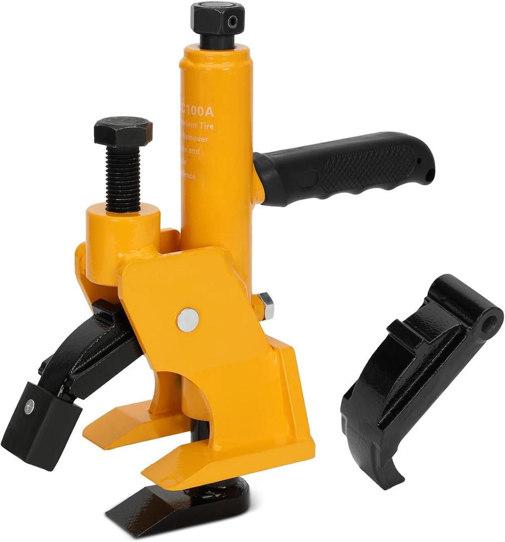 Heavy Manual Tire Bead Breaker with Handle machine,38"42" Tires Changer Tool with Rubber Pad, Protect Aluminum Alloy Hubs, EasyOperated Tire Repair Tool for ATV/UTV Hydraulic Press Machine