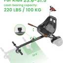 Awwscooter K1 Go-Kart Seat Attachment for Self-Balancing Scooters, Adjustable Frame Fits 6.5"/8"/10" Boards, Easy Install, Kids & Family Fun (Scooter Not Included)Classic Black