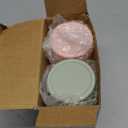 VITEVER [6 Pack] Salad Dressing Container To Go, 1.7 oz Glass Small Condiment Container with Lids, Dipping Sauce Cups Set, Leakproof Reusable Sauce Containers for Lunch Box Work Trip