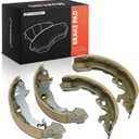 A-Premium Rear Ceramic Brake Shoe Set Compatible with Ford Focus 2000-2011 with Rear Brake Drum 4-PC Set