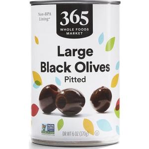 365 by Whole Foods Market, Ripe Large Pitted Olives, 6 Ounce (EXP 04/06/30)