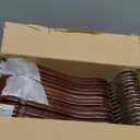 Wooden Hangers, 30 Pack Wood Hangers with 360-Degree Rotatable Hook and Pants Bar, Smooth Finish Coat Hanger Wooden for Closet, Walnut