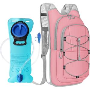 MIYCOO Hydration Backpack - Lightweight Water Backpack with 2L Water Bladder Bag, Running Hydration Vest Backpack for Men Women, Hydration Pack for Hiking, Cycling, Climbing