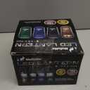 MalloMe Camping Lantern Multicolor 4 Pack Lanterns for Power Outages, Camping Lights for Tent Hanging, Camp Light Tent Lamp Emergency Battery Powered LED Lantern (Rechargeable Batteries Not Included)