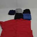 Fruit of the Loom Men's Undershirts, Moisture Wicking & Tag Free, Short Sleeve Crew T-Shirts (Large, - 6 Pack)