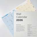 10 x Large Wall Calendar 2026 (34.5 x 23 inches), 2026 Calendar Monthly Planner for Wall, Colorful Stylish Design, Horizontal Layout, Heavyweight Uncoated Text Paper (Comes Folded in Special Envelope).