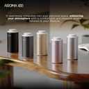 waterless DiffuserScent Aroma Fragrance Air Machine, Rechargeable Essential Oil Diffuser,car Diffuser air freshener500sq.ft CoverageAromatherapy Diffuser for Rooms and Hotels (Black)