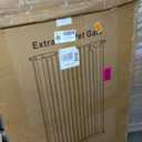 51.18" Extra Tall Pet Gate for Cats Dogs-29.6"-48.4" Extra Wide Baby Cat Gate for Stairs and Doorways-1.37" Ultra Narrow Spacing Dog Gate Dog Door with One-Handed Operation(29.6"-48.4")
