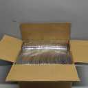 400 Plastic Silverware Set - Silver Cutlery Set - Disposable Flatware Set - 200 Forks - 100 Spoons - 100 Knives - Heavy Duty - Party Bulk