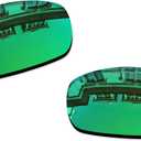 Vonxyz Lenses Replacement for Spy Optic Cooper XL Sunglass - Multiple Options (Jade Mirrorcoat Polarized)