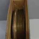 JEVERGN 24 Pack Gold Charger Plates, 13" Beaded Chargers for Dinner Plates, Gold Plate Chargers Set of 24, Round Plastic Charger for Wedding, Party Event, Dinner, Table Setting