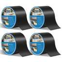 Deck Joist Tape 4"50,4 Pack Weather-Resistant Butyl Joists Tape Waterproof Flashing Tape, Self-Adhesive Joist Tape Decking for Wood Decks Joist Beams Roof