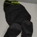 Storelli BodyShield 3/4 Goalkeeper Leggings 2, High-Impact Protection Sweat-Wicking, UV-Resistant Athletic Bottoms for Soccer, Youth Large