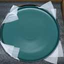 GZG Ceramic Dinner Plates Set of 4,10 Inch Stoneware plate Set,Microwave and Dishwasher Safe Kitchen Utensils,Stackable,Scratch Resistant (Dark Green)