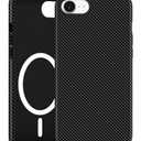 Jusy Compatible with Magsafe Phone Case for iPhone 13/14, Minimalist Design iPhone Cover with Wireless Charging（Matte） - Black