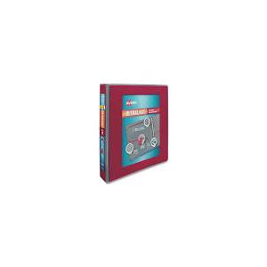 Avery Ultralast 3 Ring Binder, 1.5 Inch Slant Rings, Color Will Vary, 1 Binder (79738),Red