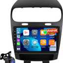 [2G+64G] Radio for Dodge Journey 2011-2019, Android 9 inch Touch Screen Dodge Journey Car Stereo, Carplay/Android Auto/EQ Audio/1080P/SWC/Bluetooth