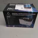 LifeBasis Ultrasonic Jewelry Cleaner, Professional 45kHz Ultrasonic Cleaner Machine 20 Ounces (600ML) with Digital Timer, Watch Holder Ultrasonic Glasses Cleaner for Ring, Coin, Watch, Denture -White