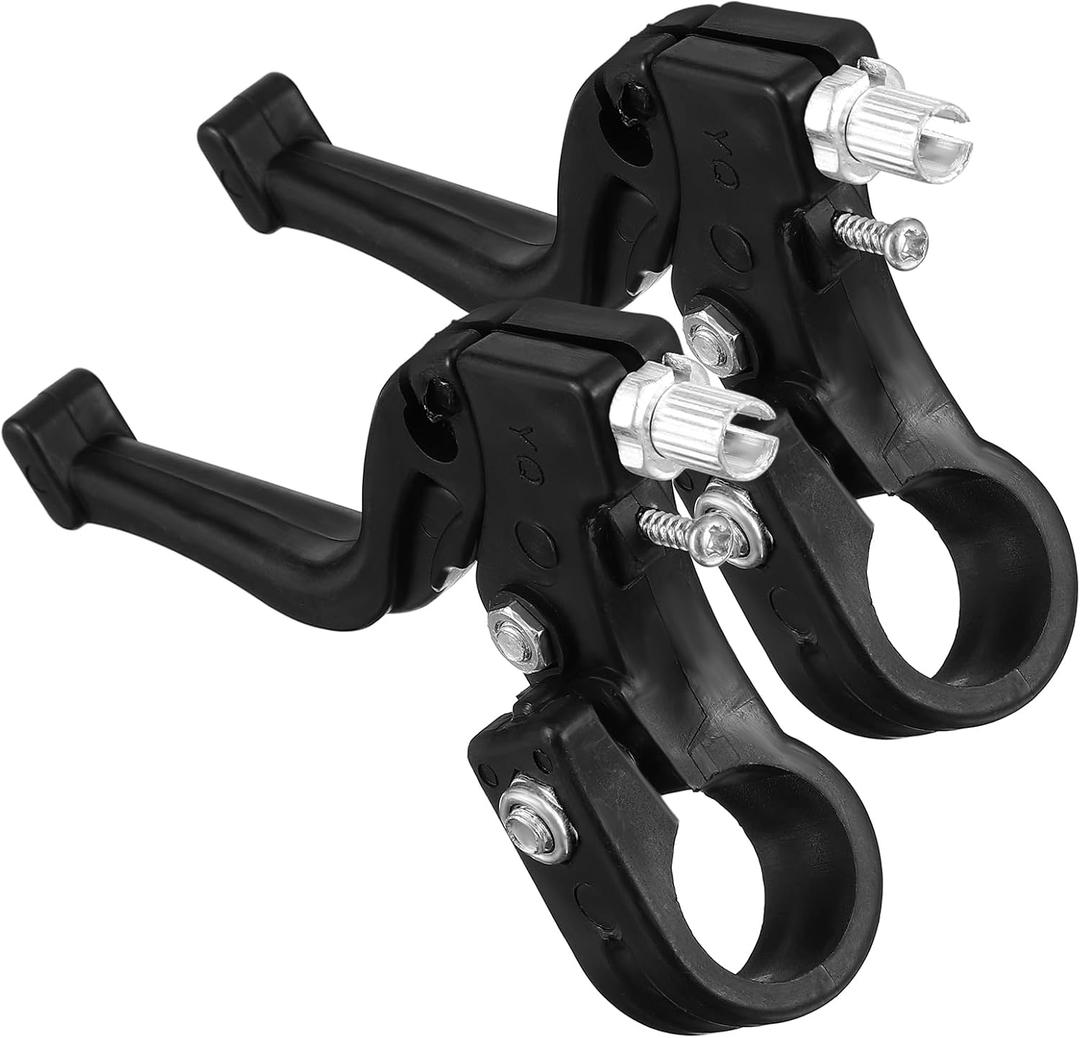 HANABASS Kids Bike Brake Handle - Universal Children Bike Brake Lever Replacement Easy Install Hand for 2-Inch Diameter Handlebars Safety Cycling Accessory (Black)