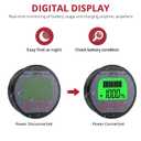 BINTA Battery Monitor with Shunt 8-120V 0-500A Voltmeter Ammeter, Voltage Current Meter, Backlight Waterproof Battery Monitor for Auto Car Motor RV Motorhome Golf Cart Trucks Boat Solar Panel