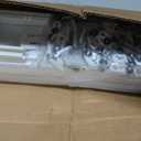 Double Row Ceiling Curtain Track System, White, 11.8ft (3.6m)