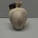 LUKA Ceramic Rustic Farmhouse Vase,8.25 inch Terracotta Vase with Handle,Neutral Clay Pot Vases Decorative Vase for Living Room,Table,Shelf Decor (Brown,M)